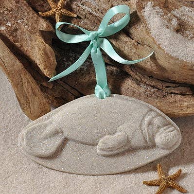 The Sand Store by Creative Artworks, Inc. - Wholesale Ornament - Manatee (Sea Cow) Sand Ornament