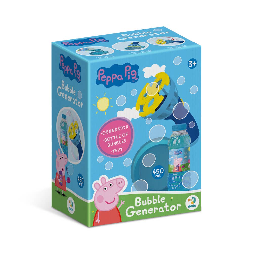 DoDo Brand - Wholesale Bubble wand – Child - PEPPA PIG BUBBLE GENERATOR 450 ML1