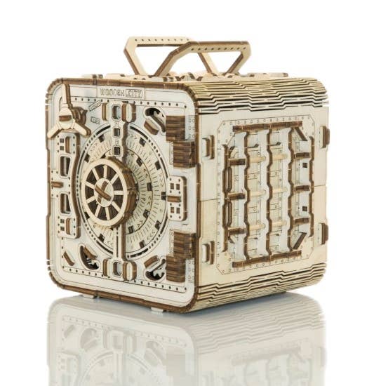 HQ Kites & Designs - Vente Jouet en bois – enfant - Coffre-fort urbain en bois2