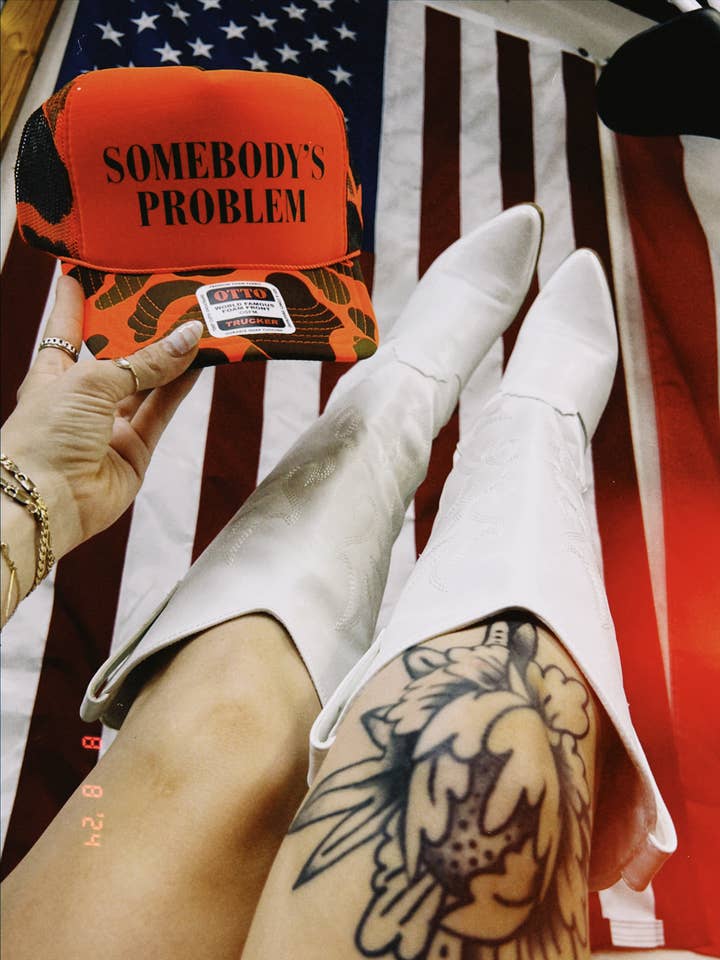 Somebody's Problem Trucker for wholesale by Grae + Co