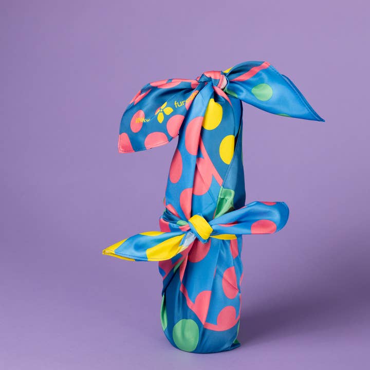 Keiko Furoshiki - Wholesale Flat Wrap - Furoshiki Reusable Japanese Fabric Gift Wrap Mameshibori5