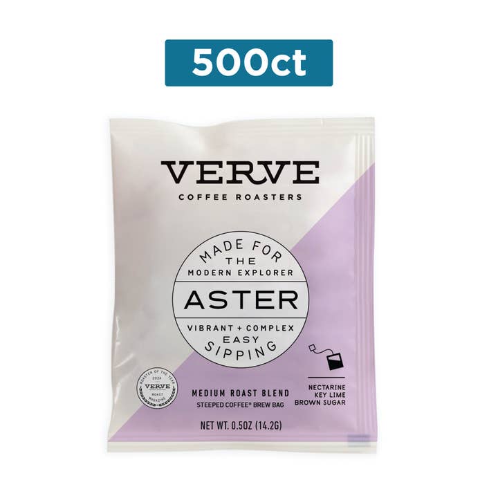 Steeped Coffee - Wholesale Coffee Beans - Verve Coffee Roasters 500-count Mastercase
