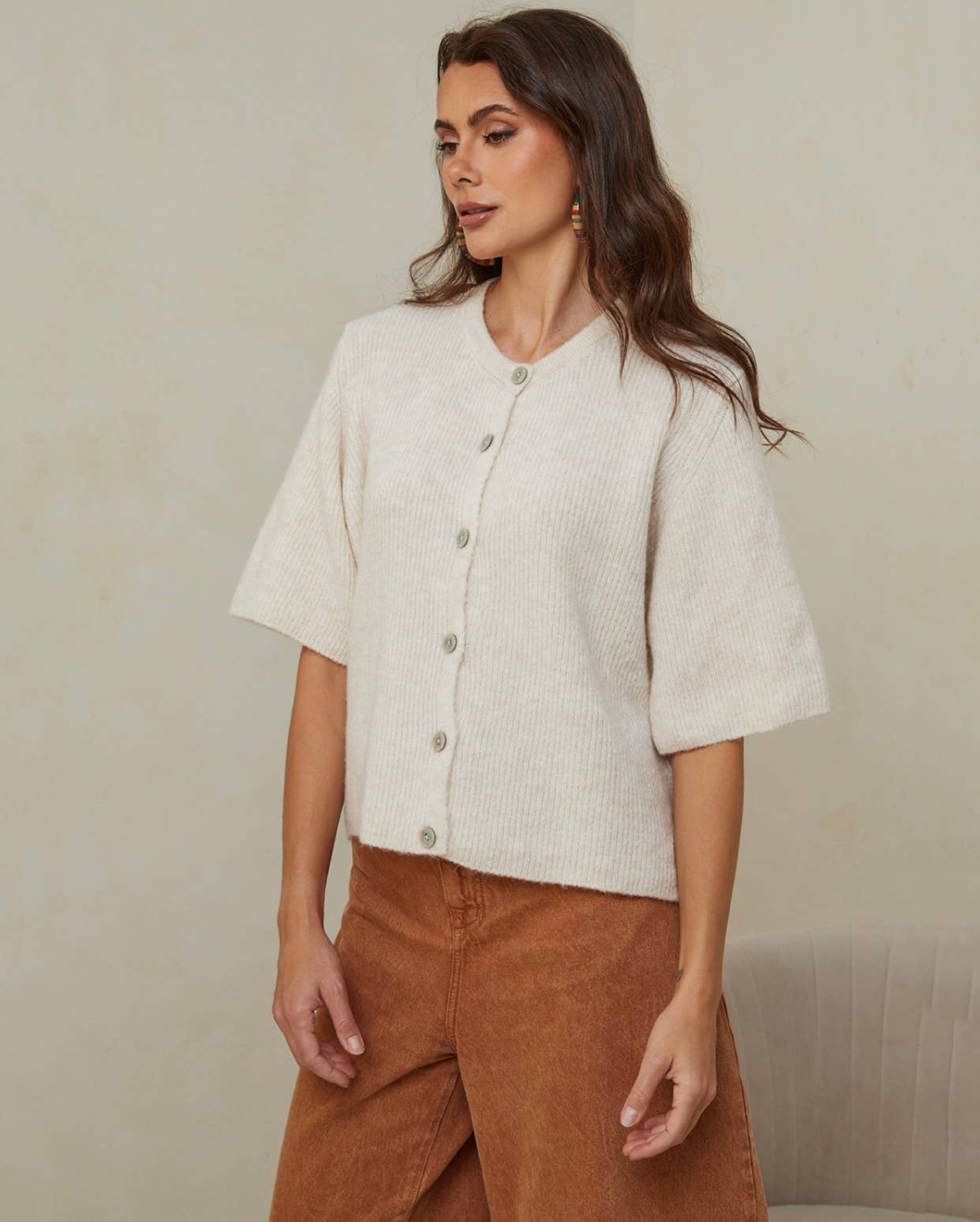 LÉA & LUC – Großhandel Strickjacke – Damen – Damen-Cardiganweste REF. 50755 aus weichem Strick40