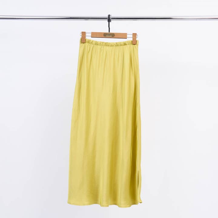 Cecile Wang – wholesale Kjol - Dam – Satin midikjol med flytande passform DB820618