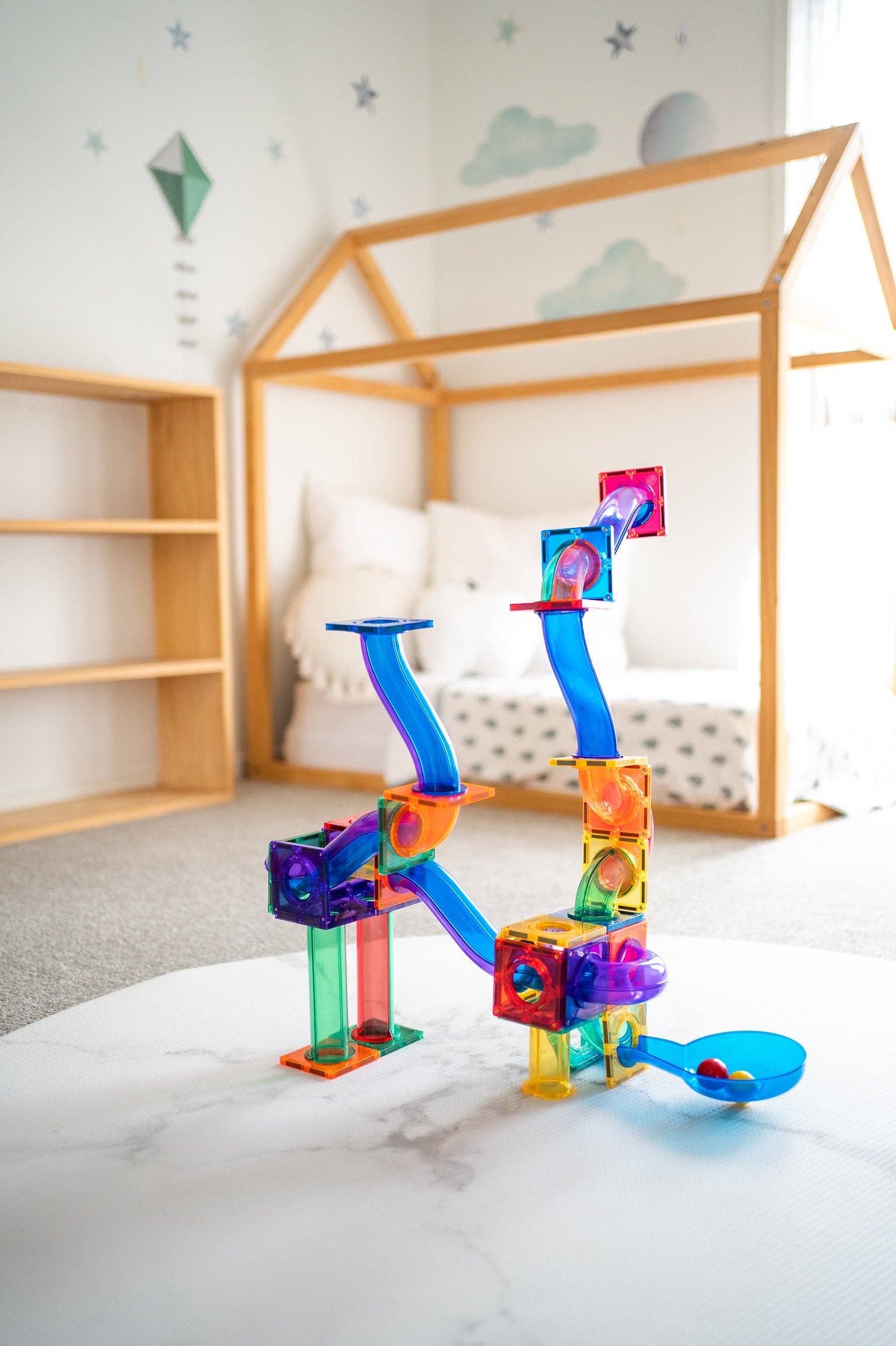 Learn and Grow Toys – Großhandel Baukasten – Kinder – Learn and Grow Toys Magnetische Kugelbahn – Erweiterungsset4