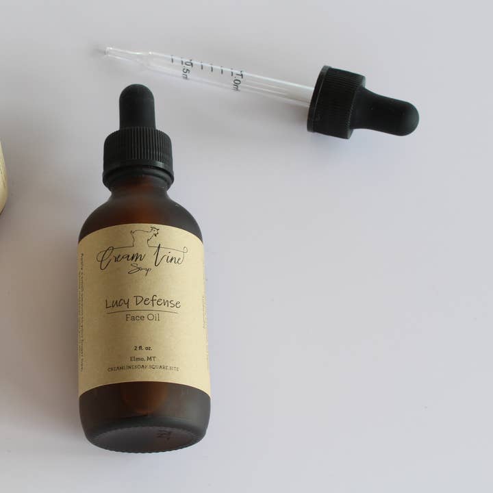 Lucy Defense Face Oil for wholesale by Cream Line Soap