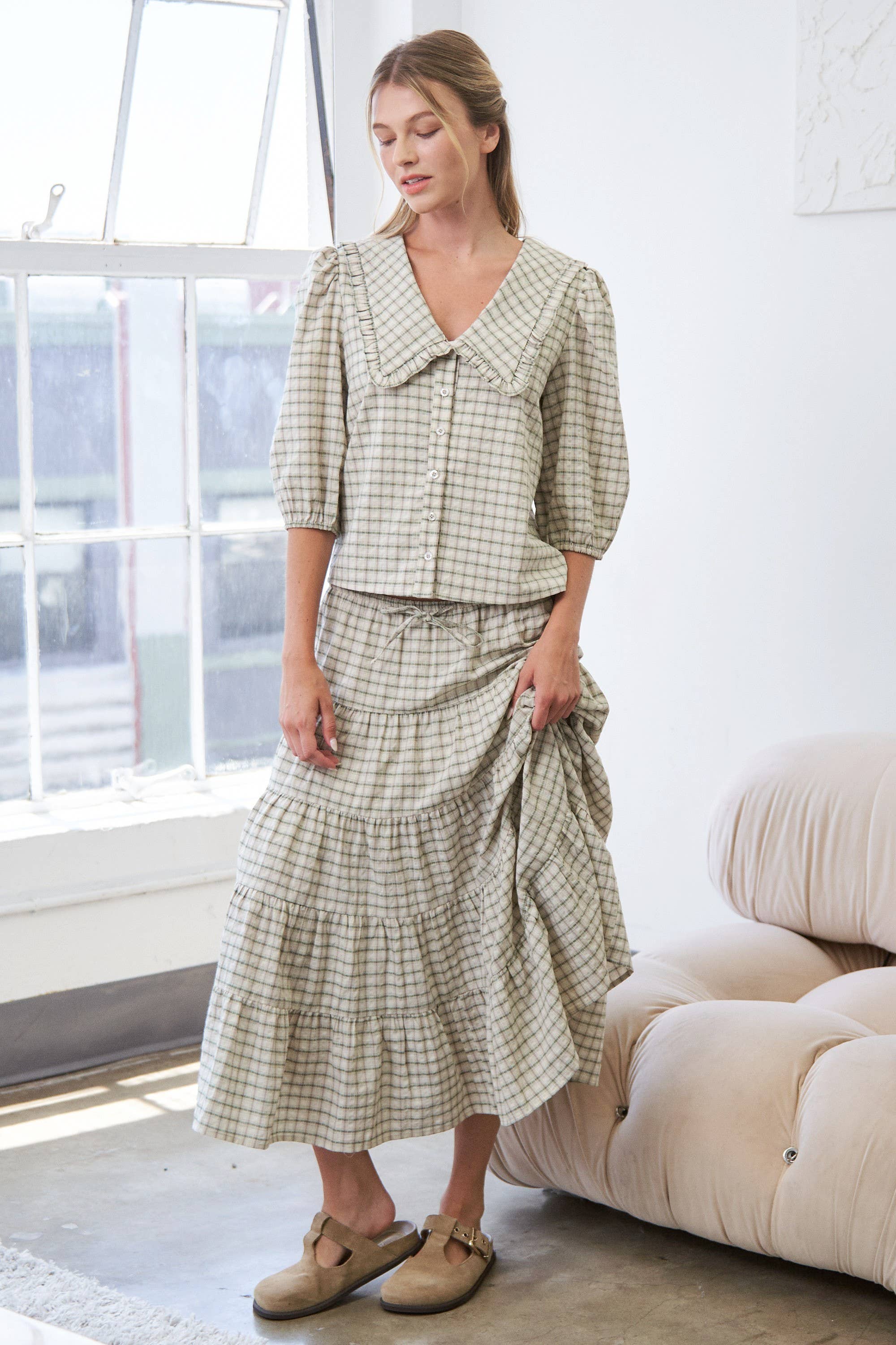 Olive Marlow Set(SKIRT)  for wholesale on Faire3