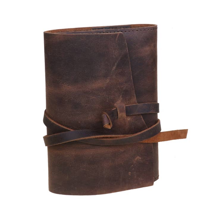 Epigram - Wholesale Notebook - Oiled leather notebook with handmade parchment paper inside2