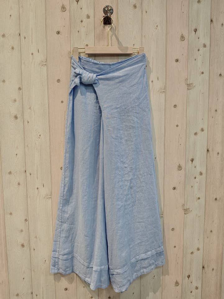 Linen & More - Wholesale Pants - Women's - REF 30188 TROUSERS WITH LINEN TIE 100%4