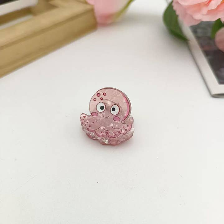 SoapElenGlen - Wholesale Hair clip – Women’s - Cute Ocean World Mini Hair Clips, Sea - Inspired Hair Claw3