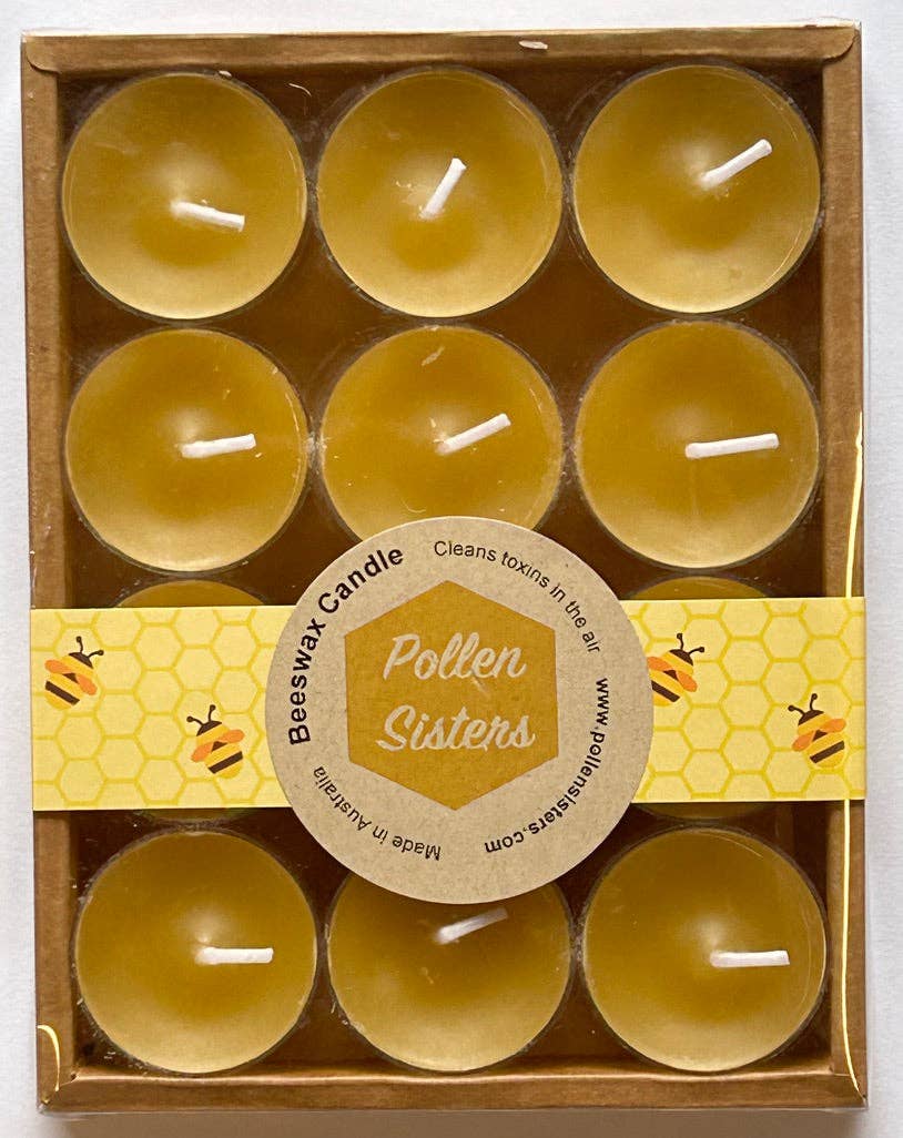 Pollen Sisters – wholesale Tea light candles – Candle - Tea Light - 100% Beeswax2