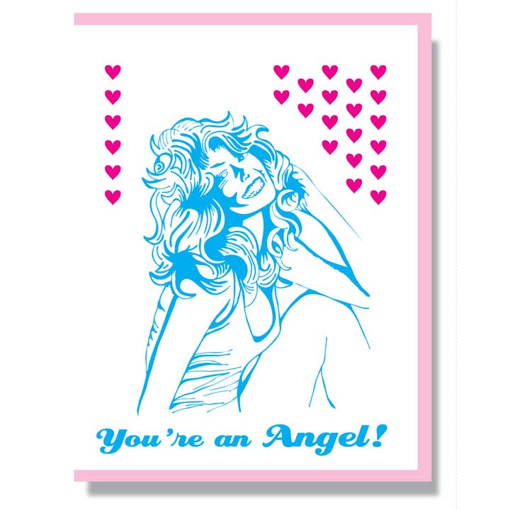 RIP Farrah Fawcett Card for wholesale by Smitten Kitten