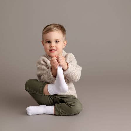 squid socks - Wholesale Socks - Kids & Baby - Cloud - White Non-Slip Silicone Grip Baby Socks / Kids Socks1