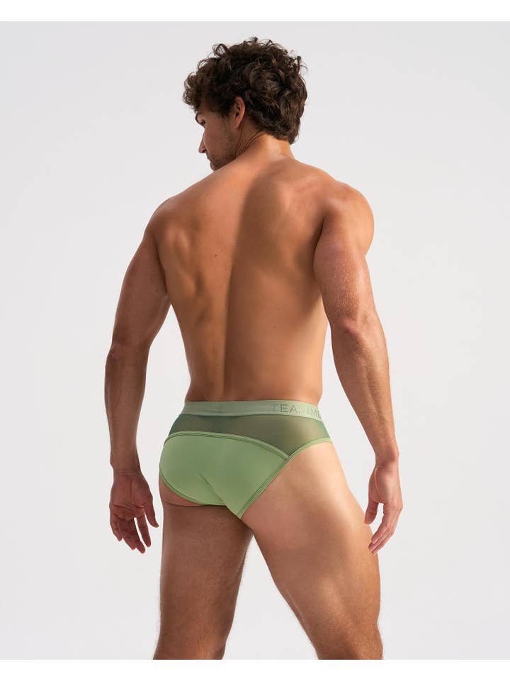 TEAMM8 – Großhandel Unterwäsche – Herren – Score Sheer Slim Slip - Salbei3