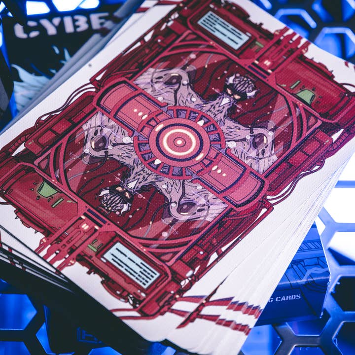 Vermilion Collection - Wholesale Playing Cards - Cyberpunk Mythos Playing Cards34