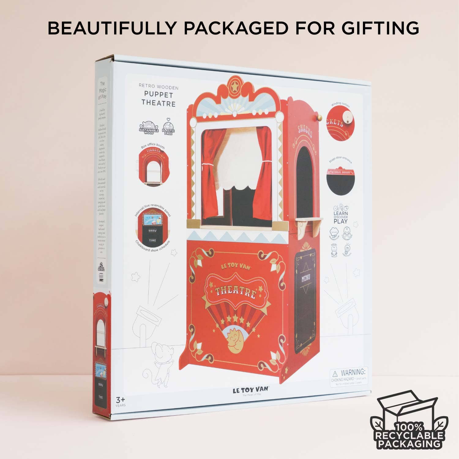 Le Toy Van, Inc. - Wholesale Wood Toy - Kids - Retro Toy Puppet Theater7