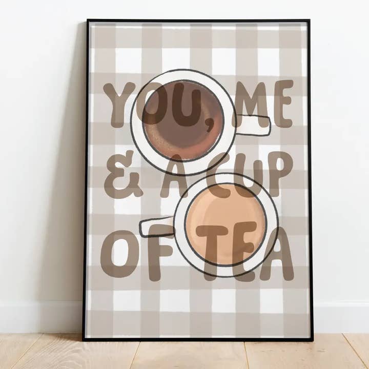 Cup of Tea Print for wholesale by Hollie Newton Studio