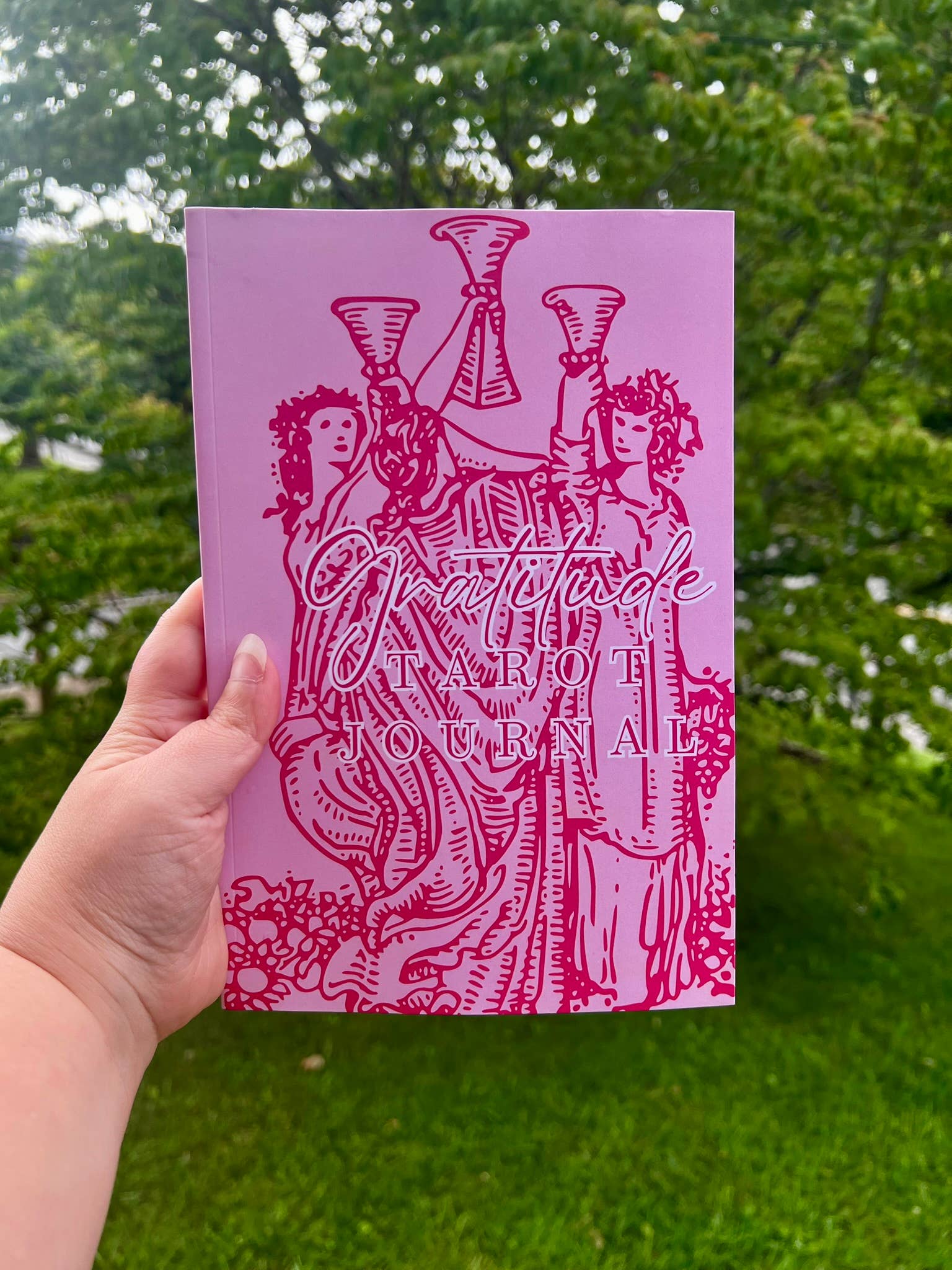 Leah Jones Marcus - Wholesale Journal/Diary - Gratitude Tarot Journal (3 of Cups)4