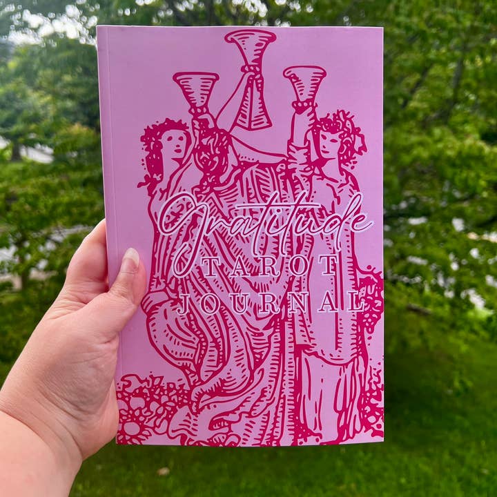 Leah Jones Marcus - Wholesale Journal/Diary - Gratitude Tarot Journal (3 of Cups)4