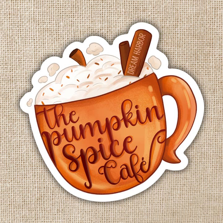 Kingdom of Threads - Vente Autocollant - Autocollant Café Épice de Citrouille | Dream Harbor0