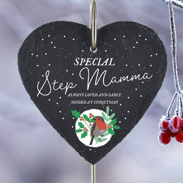 P3213-49 - Special Step Mamma Missed At Christmas Hanging Sl for wholesale by Vivid Squid Wholesale
