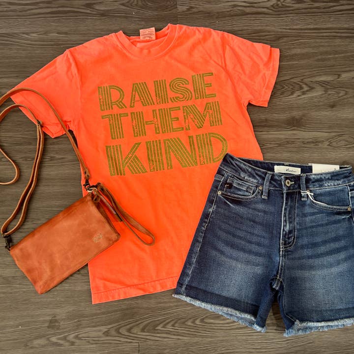 West Anna Designs - Wholesale Screen Printed T-Shirt - Women's - Raise Them Kind Graphic Tee