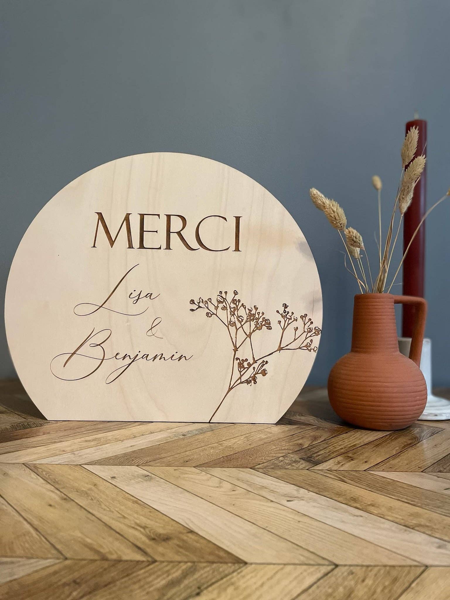 ATELIER MFK - Vendita all'ingrosso Decorazioni da tavolo - Urna in legno personalizzata con incisione | Matrimonio3