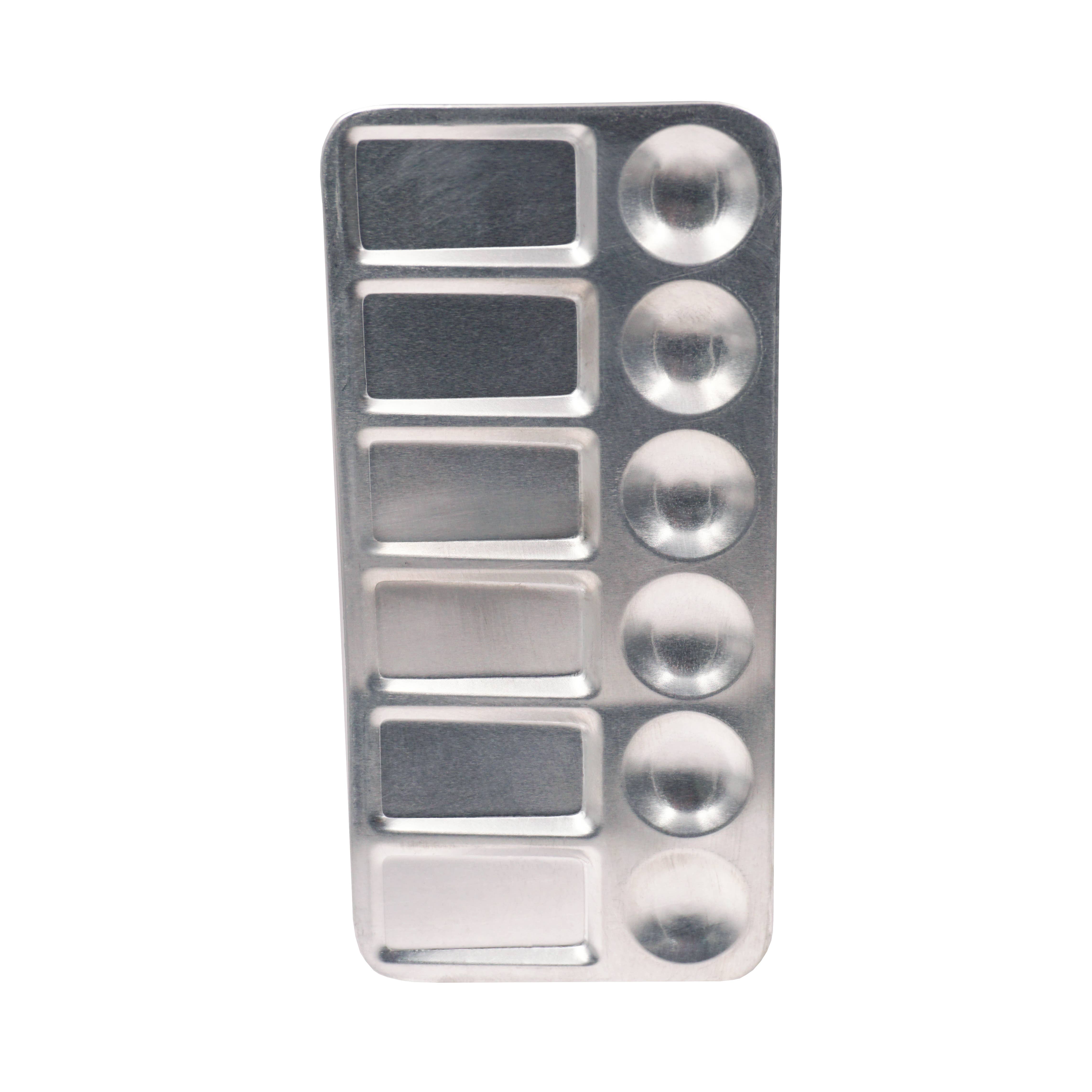 Angels Craft - Wholesale Palette/Mixing Tray - Aluminum Paint Palette, Rectangle, 1-ct2