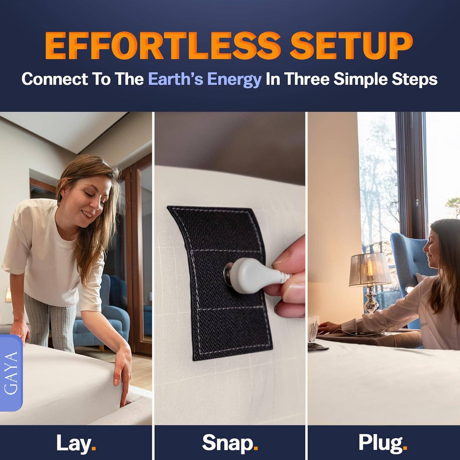 GAYA - Wholesale Fitted Sheet - Gaya Grounding Sheets - Fitted | Queen | Off-White7