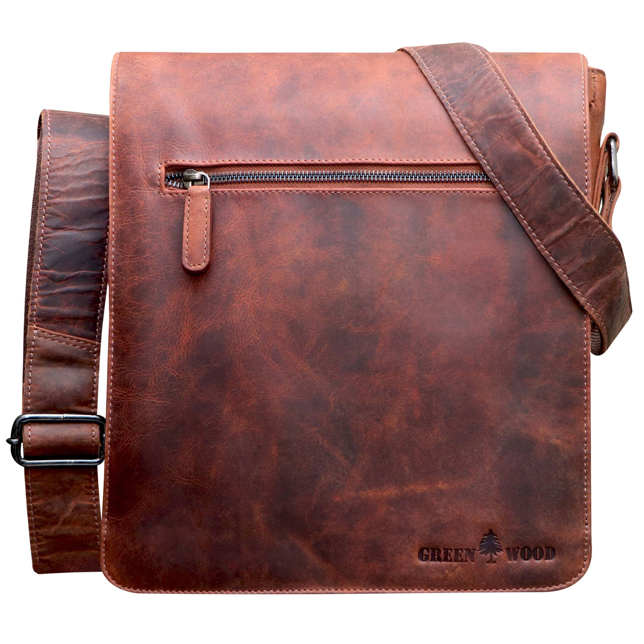 Greenwood - Vente Sac à bandoulière – unisexe - Sac à bandoulière en cuir Hanne pour femme Sac à bandoulière pour homme A47