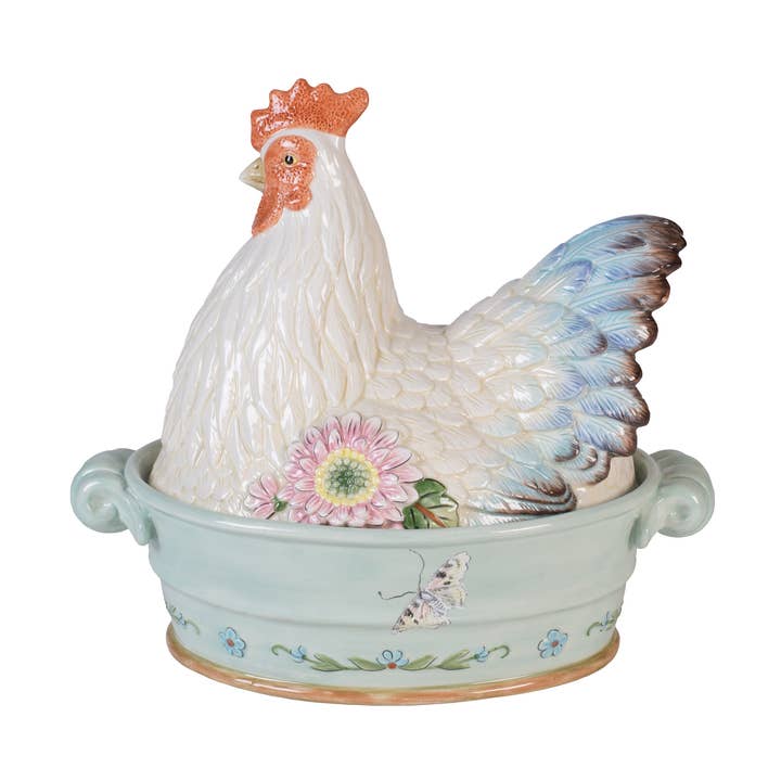 Fitz & Floyd Toulouse Covered Vegetabl Bowl Brown Bx Pkg for wholesale by Fitz and Floyd® Mikasa® Pfaltzgraff®