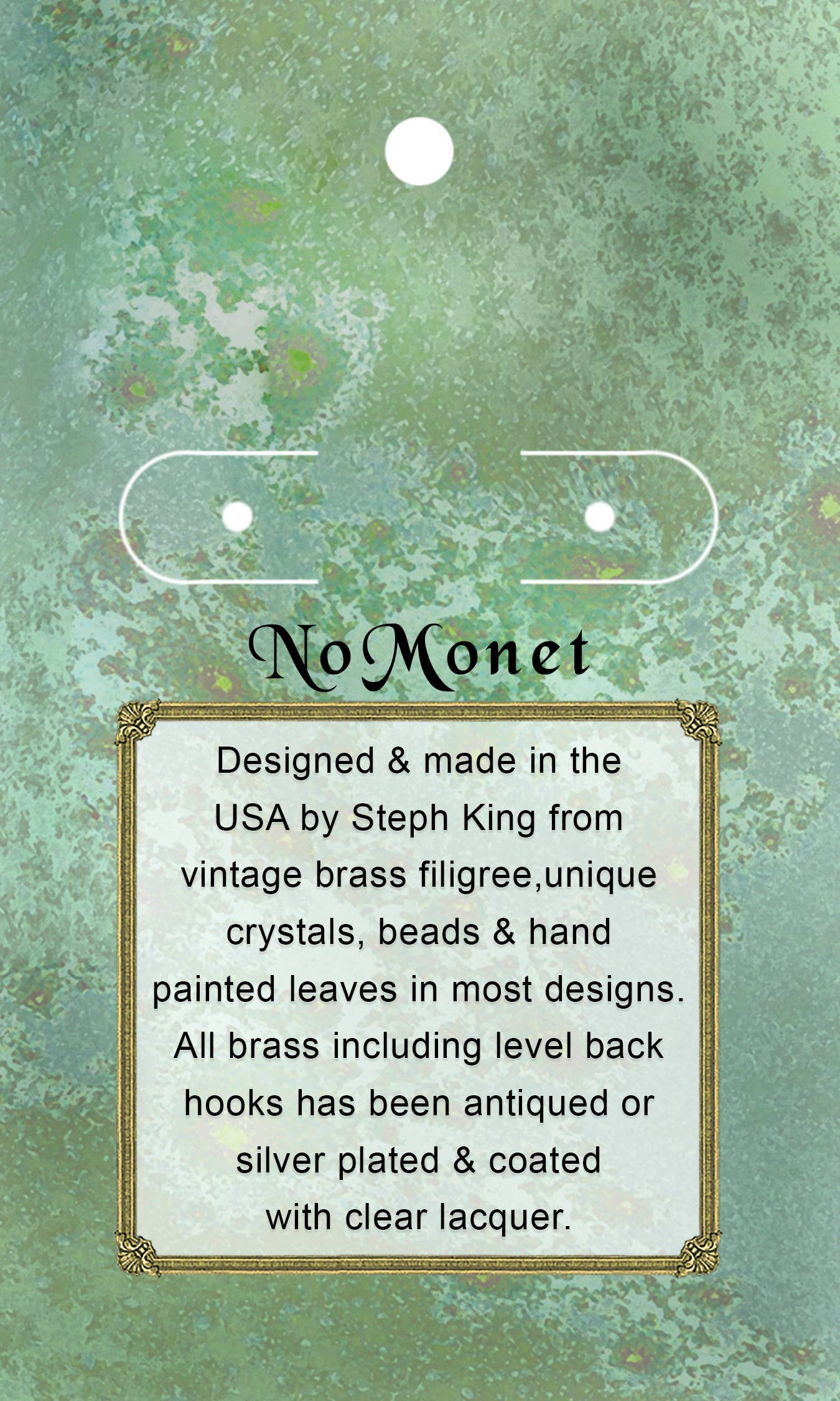 NoMonet - Wholesale Dangle Earrings - Fairyland: Petite Garden Earrings6