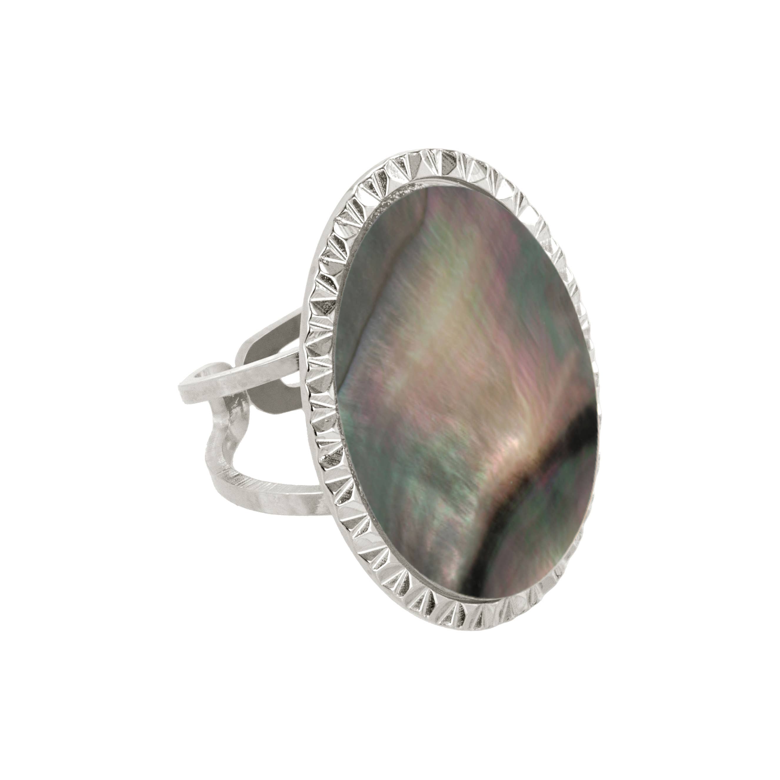 Lovelyday bijoux - Wholesale Cocktail/Statement Ring - Madame and Pierre ring — Made in France — Silver3