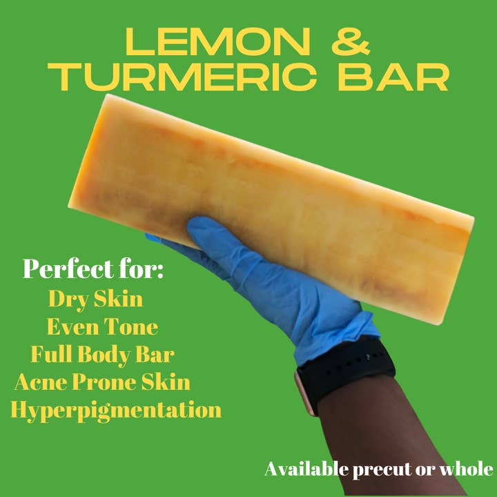 Wholesale Lemon & Turmeric Soap for wholesale by The Sea Moss Dispensary