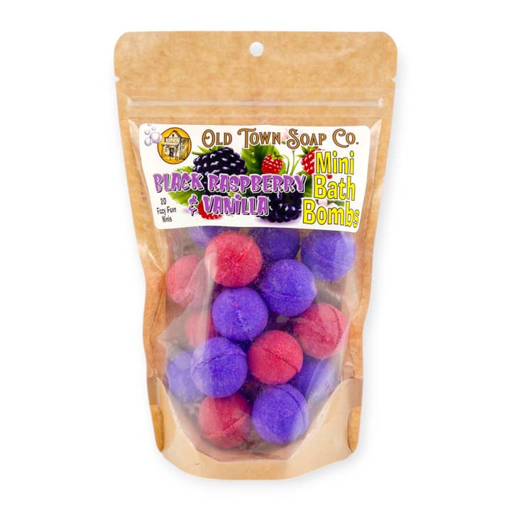 Old Town Soap Co. - Wholesale Bath Bomb/Fizz - Mini Bath Bombs -8 Scents that Kids of all ages LOVE0