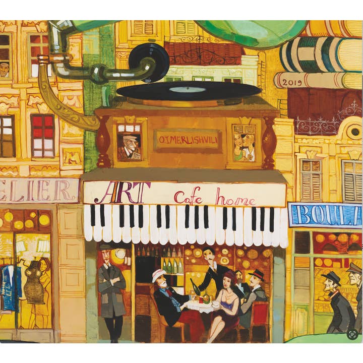 Art & Fable Puzzle Company, LLC - Vendita all'ingrosso Puzzle - Adulti - Puzzle Art Cafe Velvet-Touch 1000 pezzi2