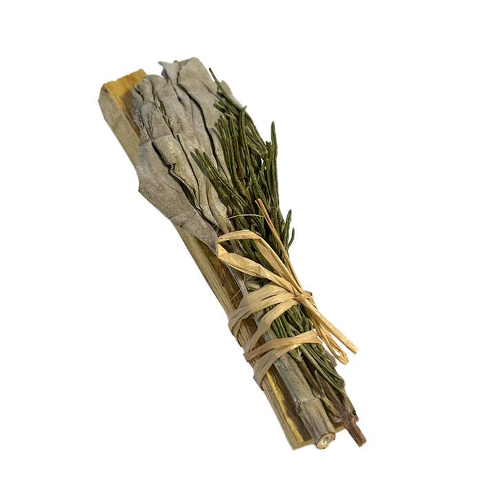 VIE - Wholesale Smudge stick - Mini Smudge Cluster, White Sage with Palo Santo and Rosemary1