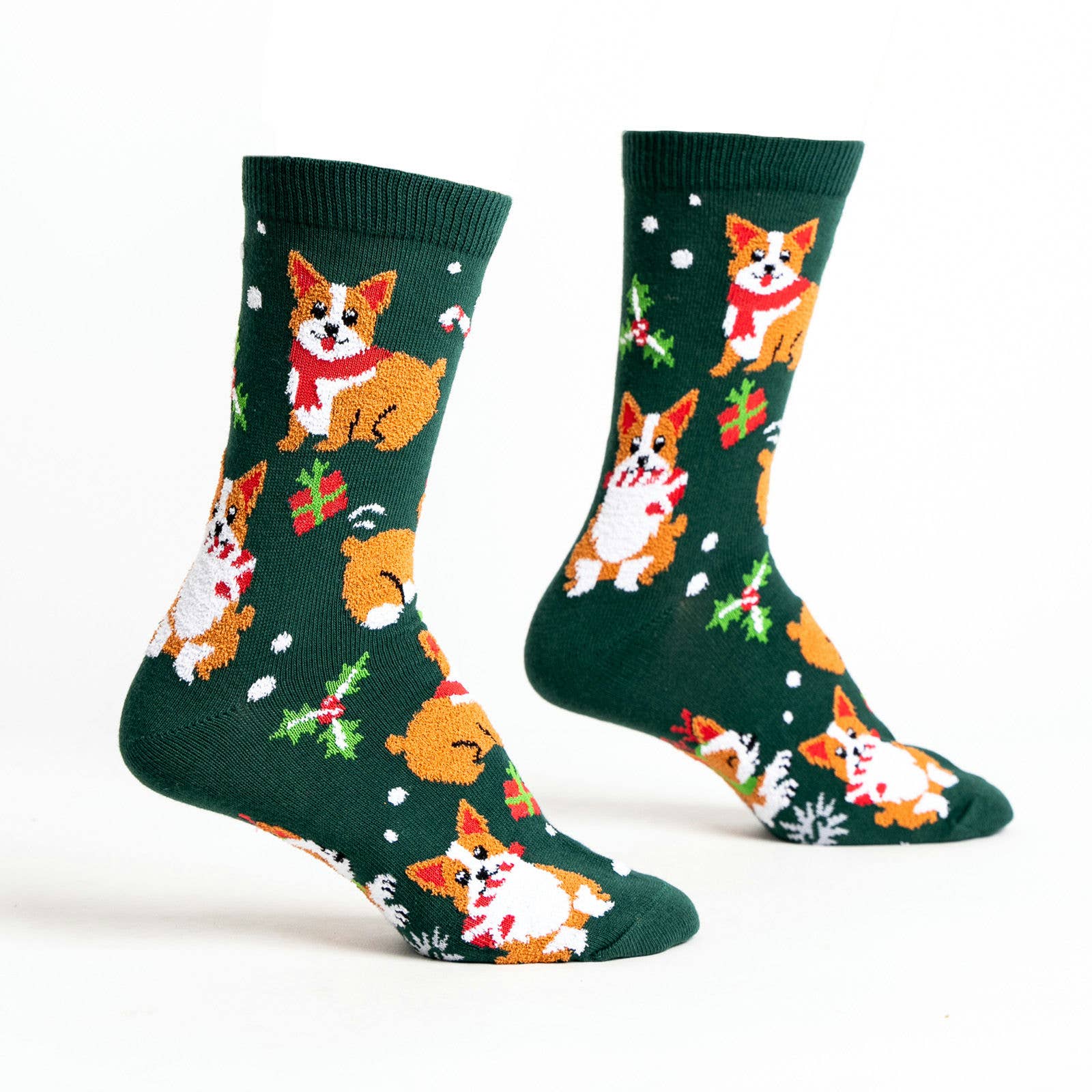 Sock it To Me - Wholesale Socks - Women's - Merry Corgmas Crew Socks