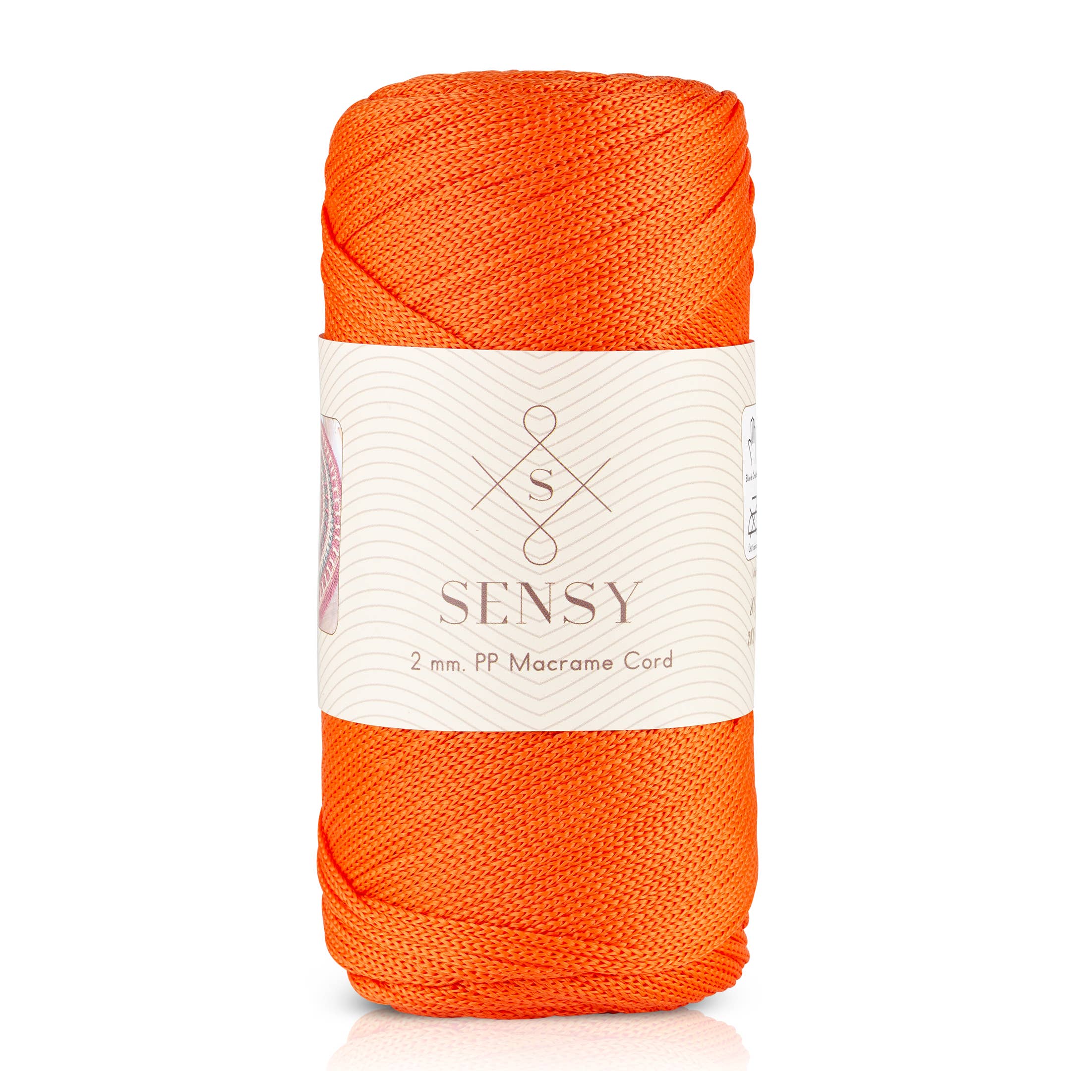 Sensy - Wholesale Garen - Sensy Premium 2 mm macramékoord van 100% polyester - 251 yards (230 meter)25