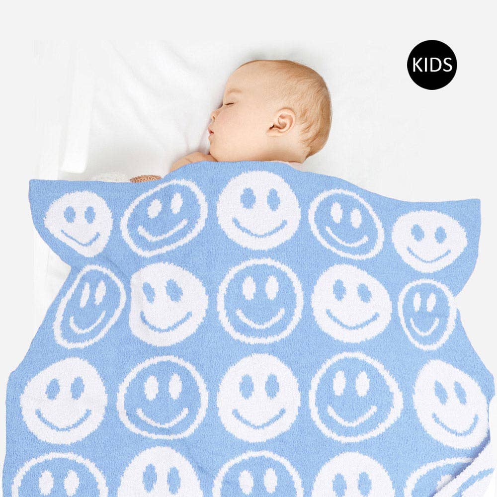 Sensibling Corp. - Wholesale Bedding Blanket - Kids & Baby - Smile Patterned Reversible Kids Throw Blanket11