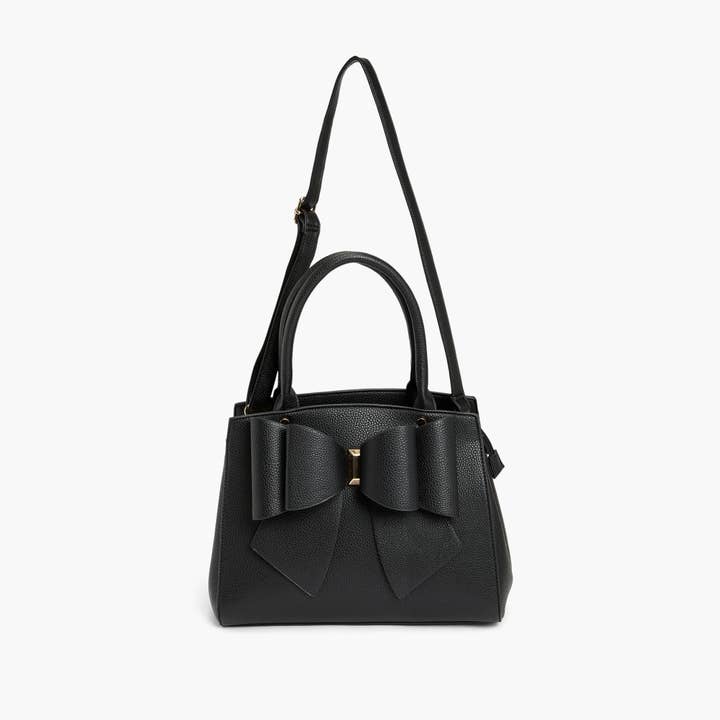 Like Dreams - Wholesale Top Handle Bag - Women's - Park Double Bowtie Top Handle Satchel