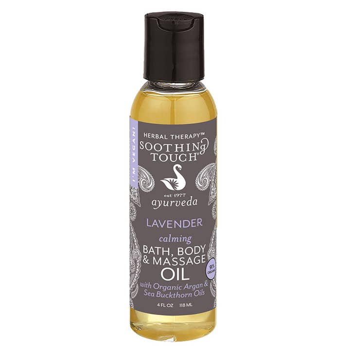 Lavender Organic Bath, Body & Massage Oil for wholesale by Soothing Touch
