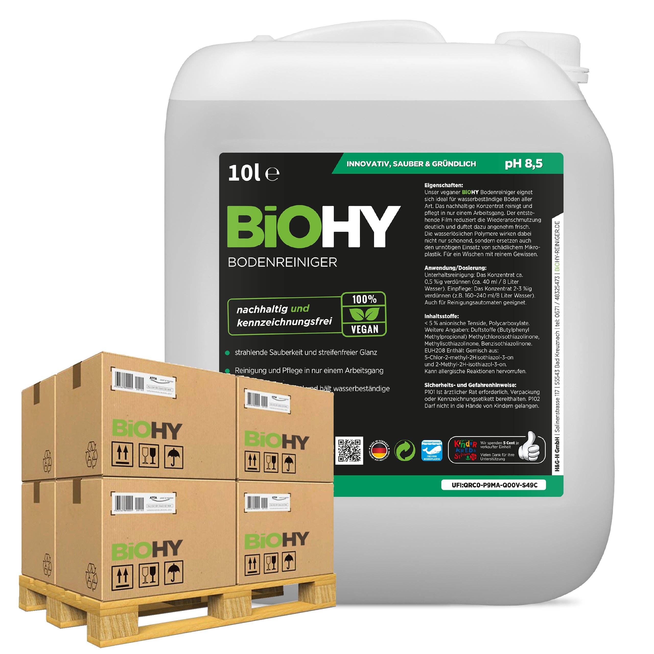 BiOHY - Wholesale Oral Supplement/Vitamin - BiOHY Floor Cleaner, Shine Cleaner, Floor Care, Bio-Concentrate, B2B10