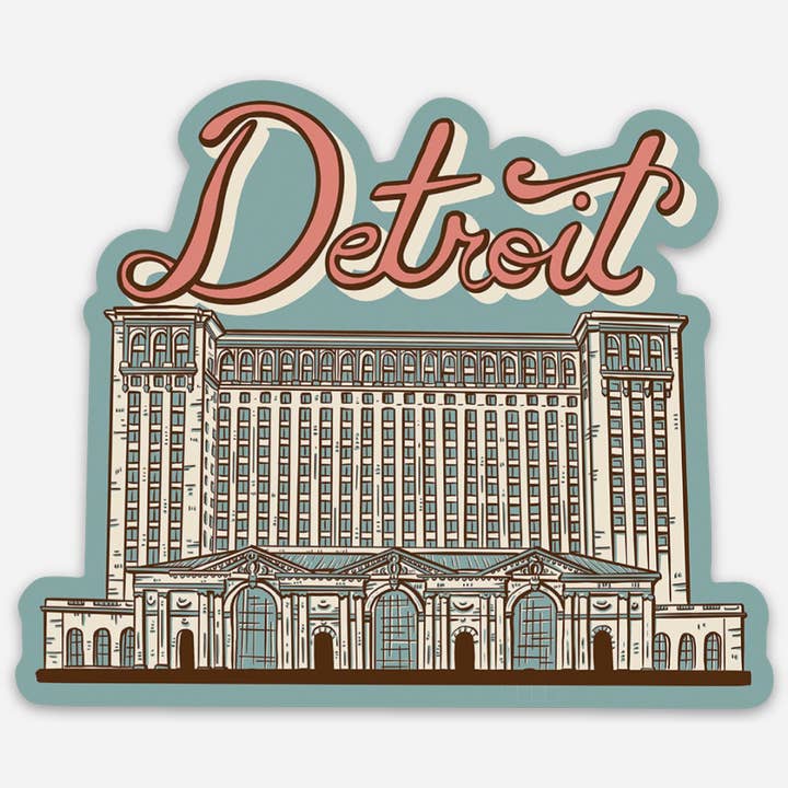 Aufkleber für den Hauptbahnhof von Detroit für den Großhandel von Welcome To the Neighborhoods