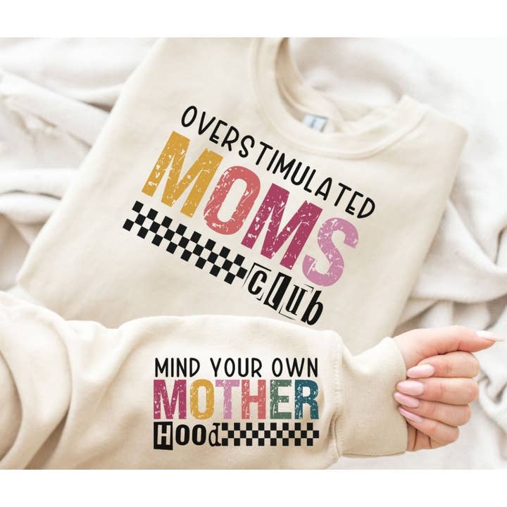 Sweatshirt für überreizte Mütter für den Großhandel von Carolina Moon