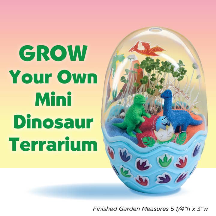 Faber-Castell / Creativity for Kids - Wholesale DIY Craft Kit - Kids - Grow a Mini Garden – Dinosaur - DIY Craft Kit for Kids