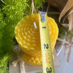 Thy Will Bee Done Apiary - Venta al por mayor Velas de diseño llamativo - Vela de cera de abejas de girasol, vela de cera de abejas orgánica pura