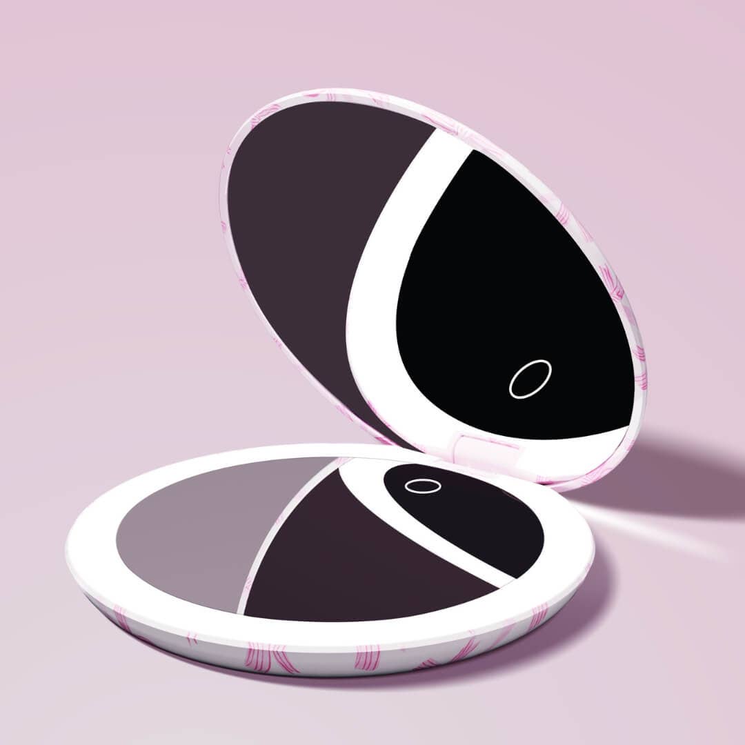 Fancii - Wholesale Compact Mirror - Taylor 5" Compact Mirror with LED Lights12