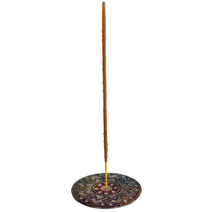 Shared Earth - Wholesale Incense Holder - Multicoloured Soapstone Incense Holder With Mandala Design3