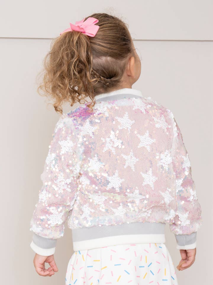 Marie Nicole Clothing - Wholesale Bomber Jacket - Kids - Star Power Bomber Jacket4